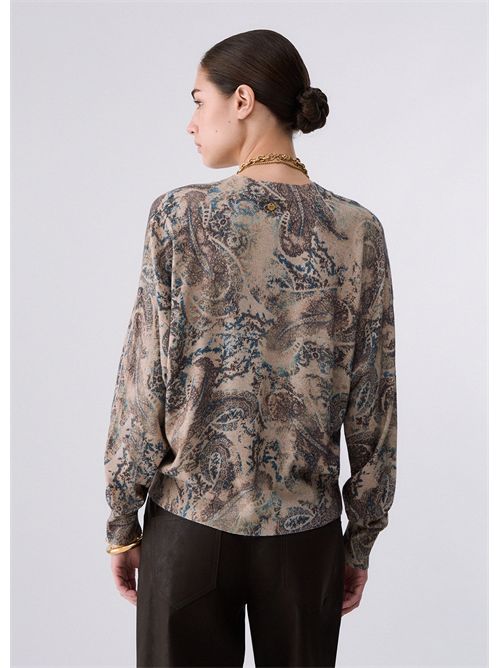 Maglia con scollo a V LIU JO | WF6311MA52S/L9303